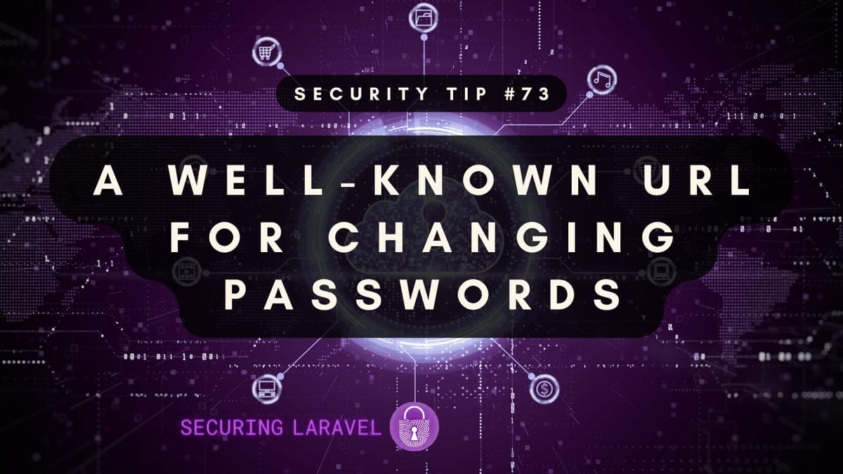 Security Tip: A Well-Known URL for Changing Passwords