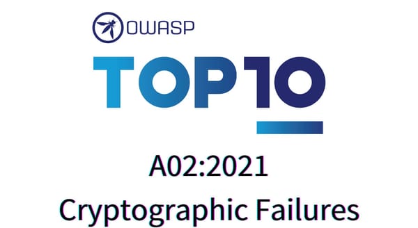 OWASP Tip: A02:2021 – Cryptographic Failures